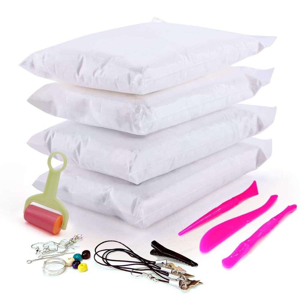 1kg White Soft Light AirDry Clay
