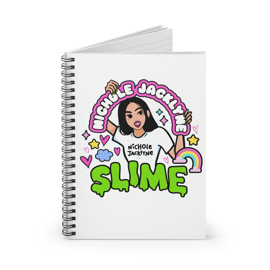 Nichole Jacklyne™ Slime Spiral Notebook - Ruled Line